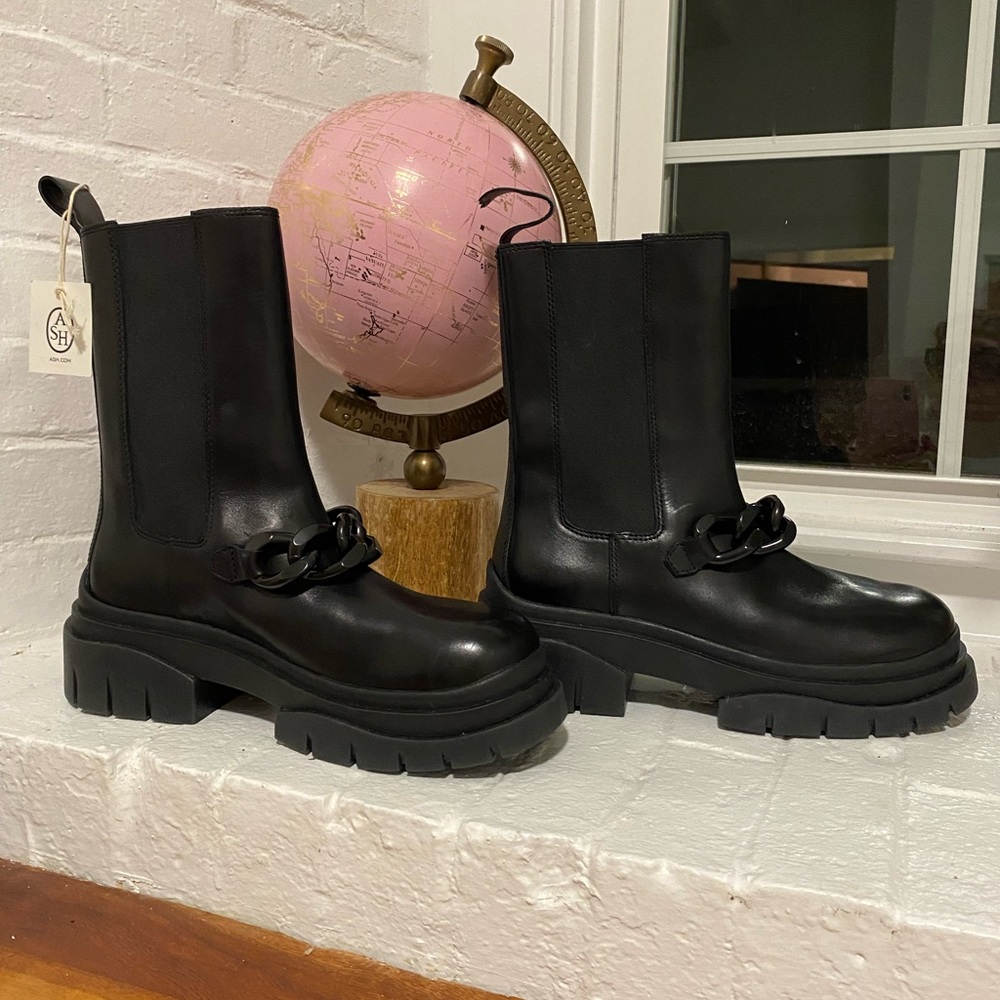 Ash Booties Black, Size 9